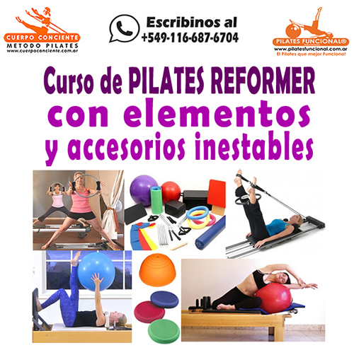 Curso de Pilates Reformer con elementos inestables